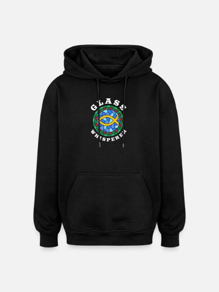 Buntglas-kunst Buntglas-künstler - Oversized Unisex Hoodie - Schwarz