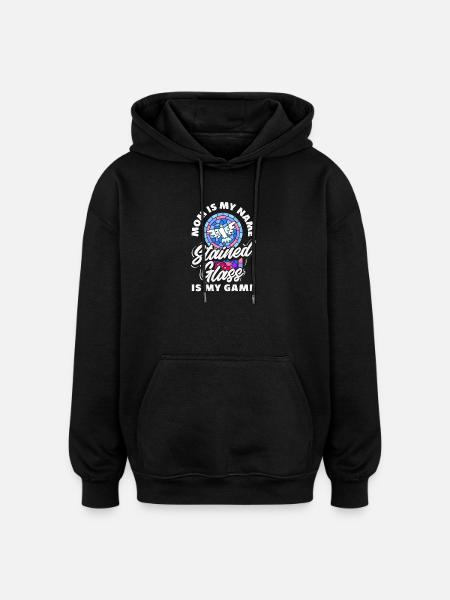 Buntglas-kunst Buntglas-künstler - Oversized Unisex Hoodie - Schwarz