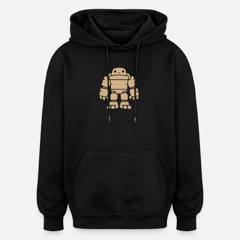 golem - Sweat à capuche oversize unisexe - noir