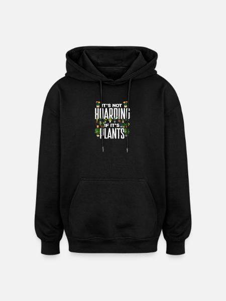 pas d’accumulation compulsive si c’est un - Sweat à capuche oversize unisexe - noir