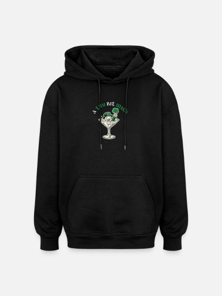 Ein Tini-bisschen irischer St. Patrick's Day - Oversized Unisex Hoodie - Schwarz