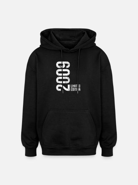 Limited Edition 2009 – 17th Anniversary - Oversized Unisex Hoodie - black
