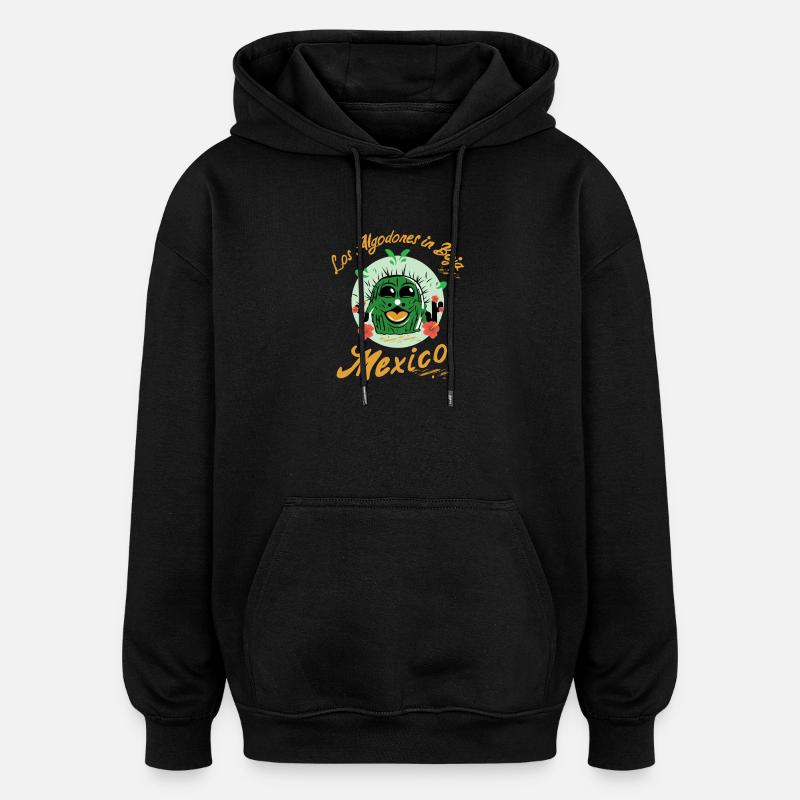 Los Algodones en Basse-Californie - Sweat à capuche oversize unisexe - noir