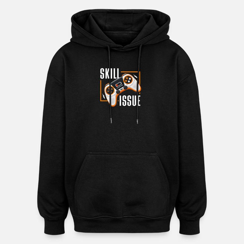 Gaming Gamer Videospiele Controller Zocken Zocker - Oversized Unisex Hoodie - Schwarz