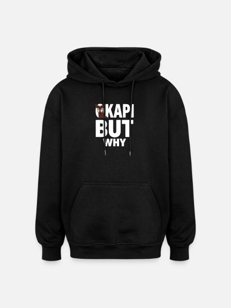 Okapi-liebhaber Okapi-tier Seltene Tierweltliebe - Oversized Unisex Hoodie - Schwarz