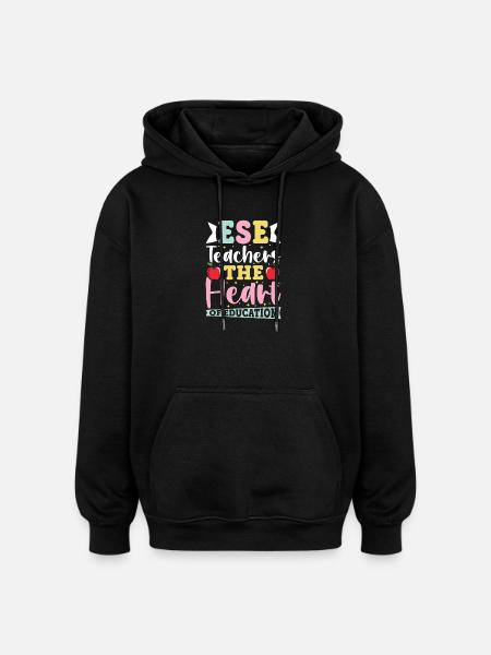 Geschenke für ESE-Lehrer - Oversized Unisex Hoodie - Schwarz