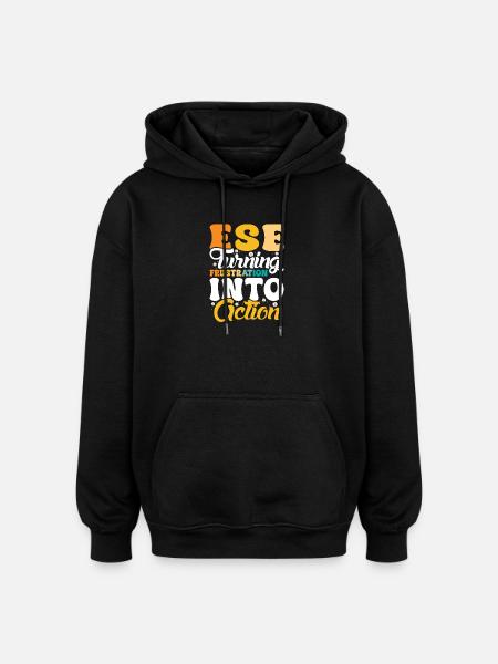 Geschenke für ESE-Lehrer - Oversized Unisex Hoodie - Schwarz