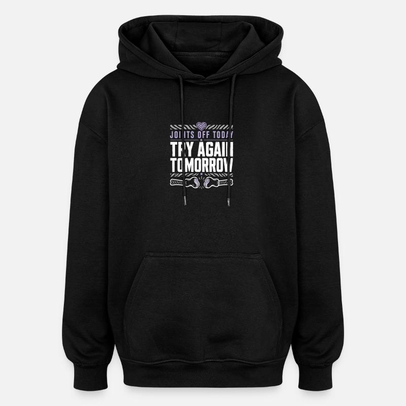 Eds-bewusstsein Ehlers-danlos Zebra-krieger - Oversized Unisex Hoodie - Schwarz