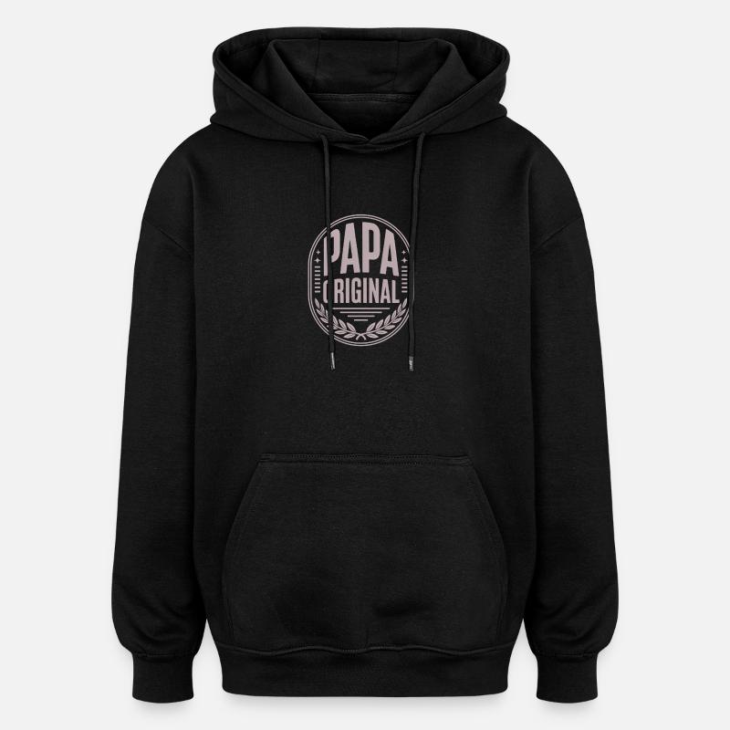Papa Original Fête des Pères - Sweat à capuche oversize unisexe - noir