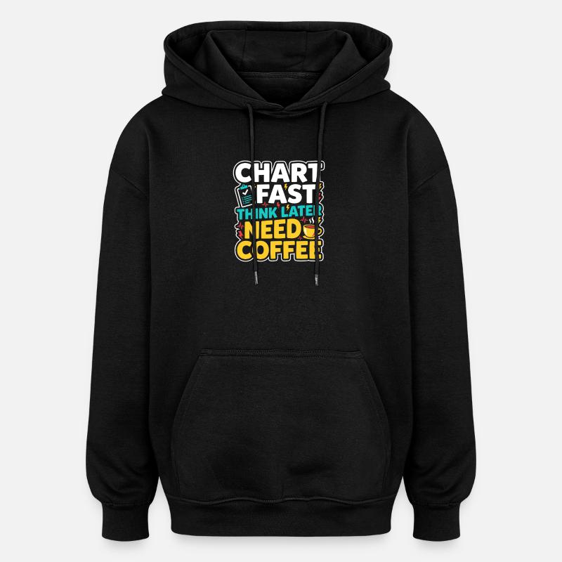 Night Shift Nurse, Tired - Oversized Unisex Hoodie - black