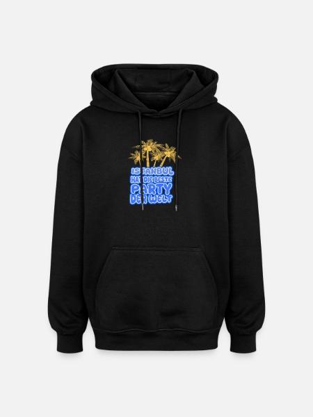 Urlaubsregion Istanbul - Oversized Unisex Hoodie - Schwarz