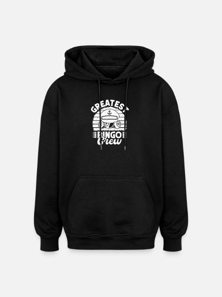 Bingo Player Greatest Crew Bingo - Oversized Unisex Hoodie - black