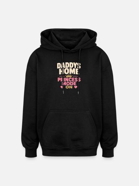 Welcome Home, Dad Military Homecoming - Oversized Unisex Hoodie - black