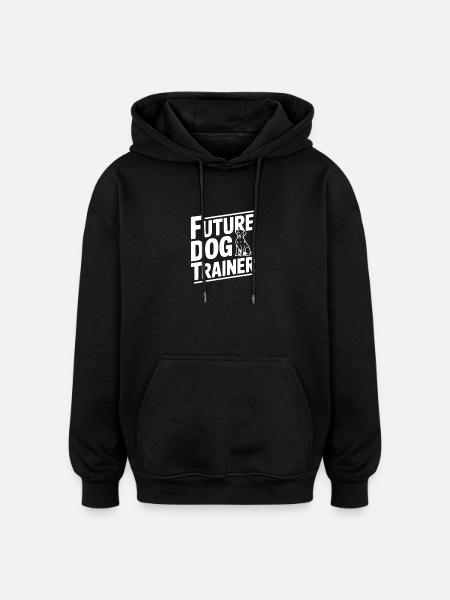 Future Dog Trainer - Oversized Unisex Hoodie - black