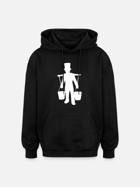 Hans Hummel - Oversized Unisex Hoodie - black