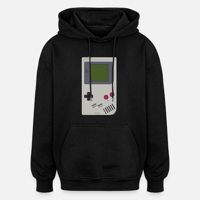 Batteries Game Boy non inclus! - Sweat à capuche oversize unisexe - noir