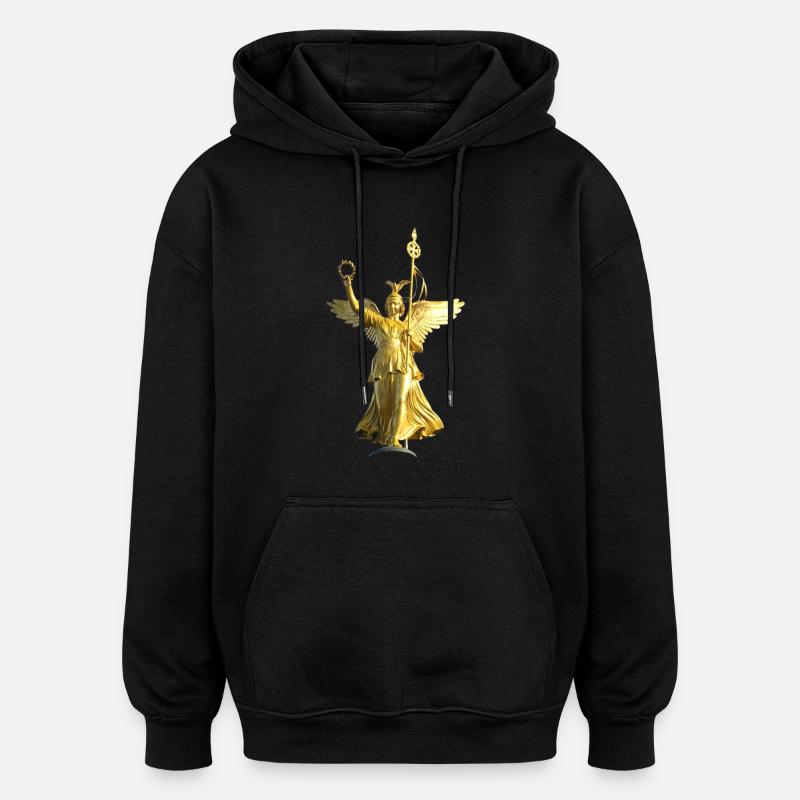 Siegessäule Berlin - Oversized Unisex Hoodie - Schwarz