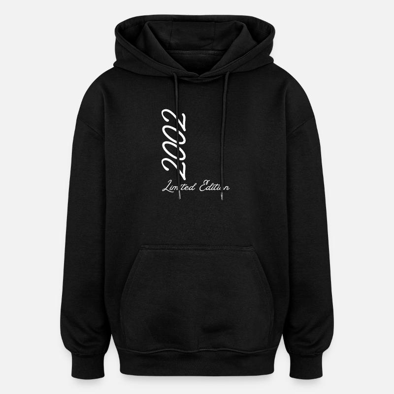 Édition limitée millénaire 2002 - Sweat à capuche oversize unisexe - noir