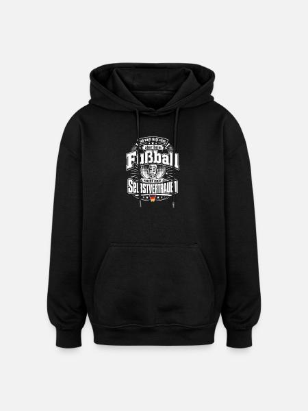 Selbstvertrauen reicht - Oversized Unisex Hoodie - Schwarz