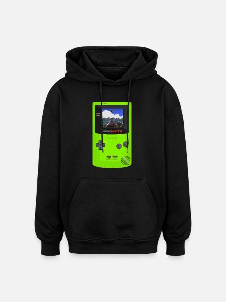 game boy - Oversized Unisex Hoodie - Schwarz