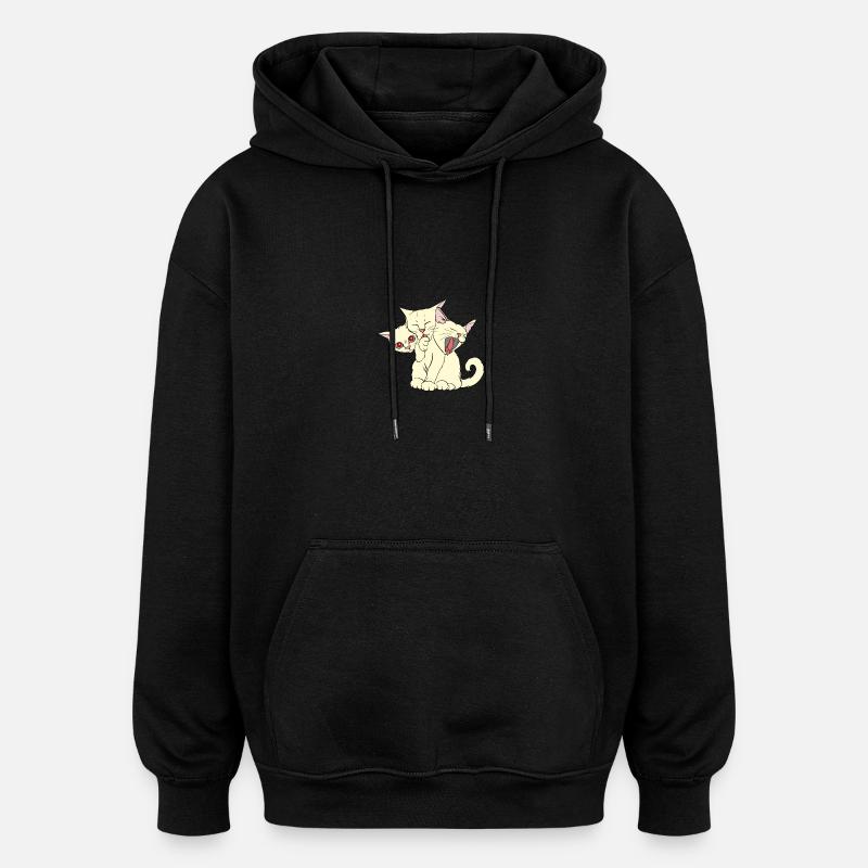 CATS | HYDRA - Sweat à capuche oversize unisexe - noir