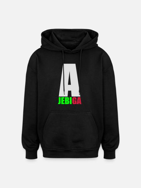 A Jebi GA - Oversized Unisex Hoodie - black