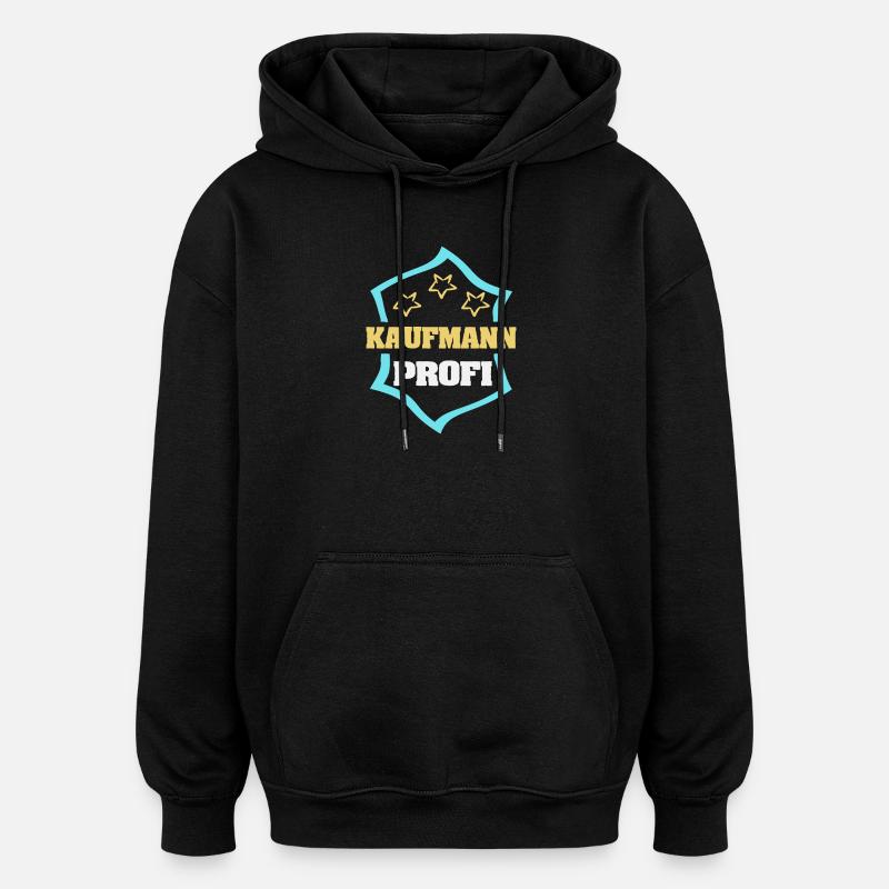 Arbeit Kaufmann - Oversized Unisex Hoodie - Schwarz