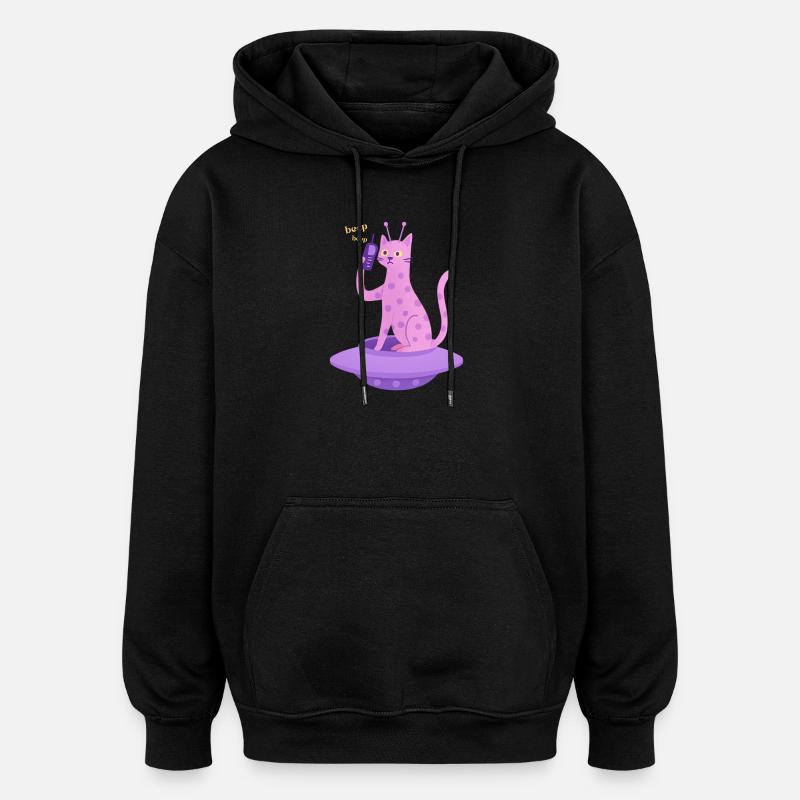 SOFTIE #1 - Oversized Unisex Hoodie - black