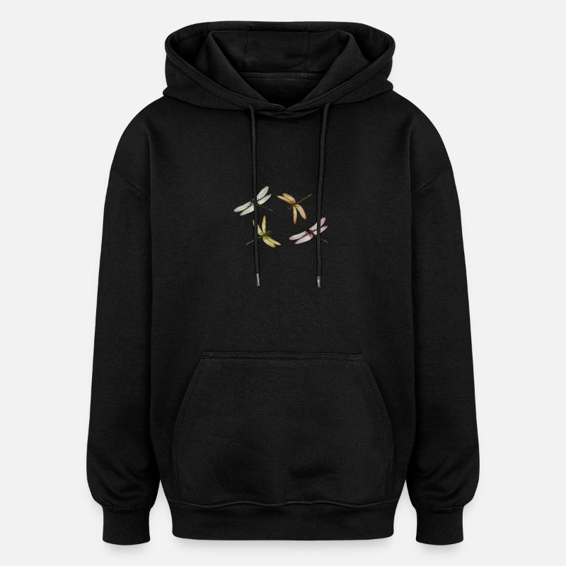 Libe 6 - Oversized Unisex Hoodie - black