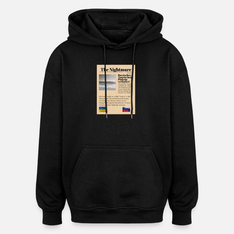 The Nightmare 2 Ironisch - Oversized Unisex Hoodie - Schwarz