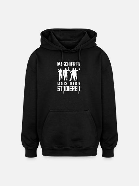 Funny Father's Day Gift Dad Beer - Oversized Unisex Hoodie - black