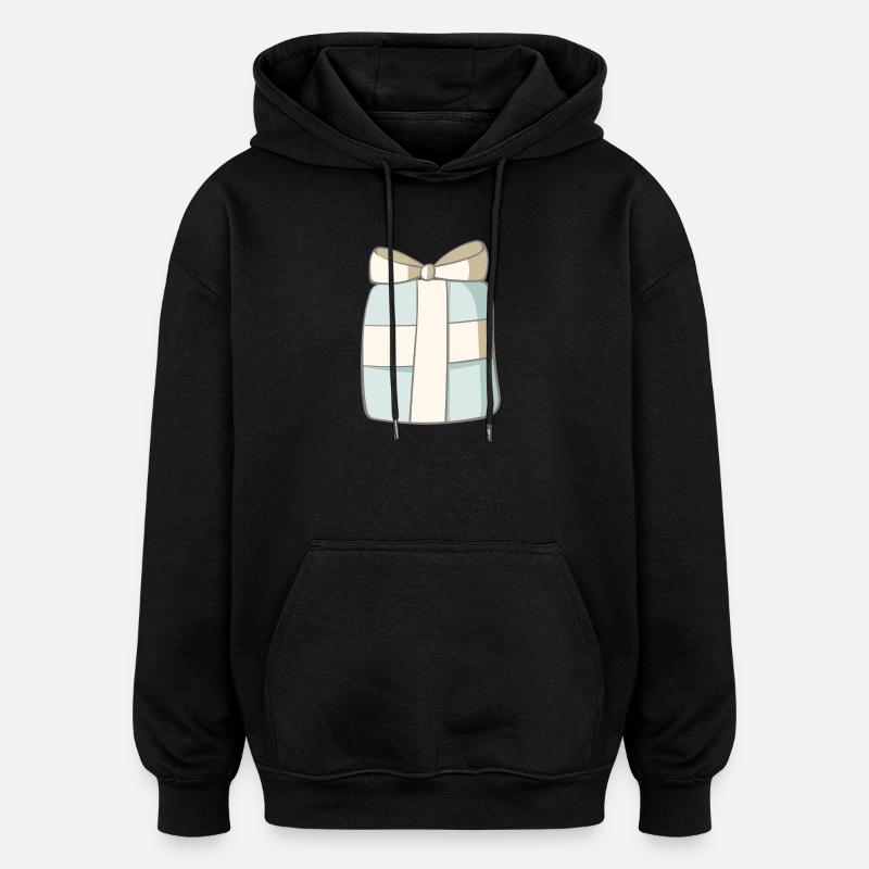Geschenk - Oversized Unisex Hoodie - Schwarz