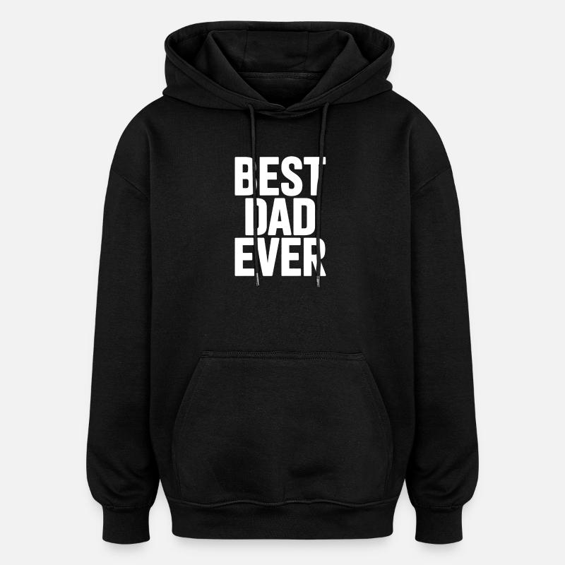 Bester Vater aller Zeiten - Oversized Unisex Hoodie - Schwarz