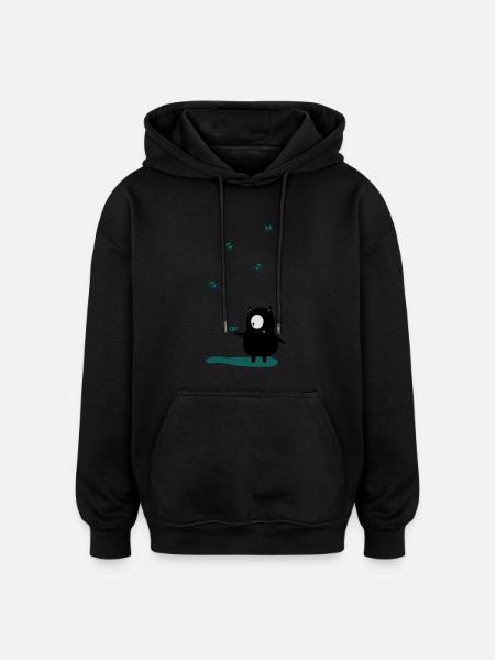 schmetterlinge - Oversized Unisex Hoodie - Schwarz