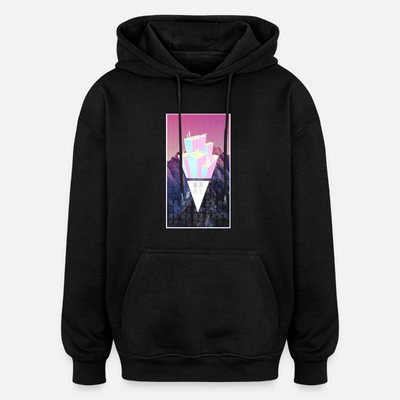 Ästhetik - Oversized Unisex Hoodie - Schwarz