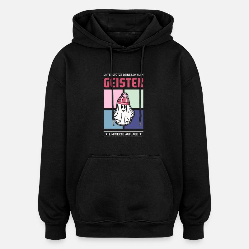 Spirits - Oversized Unisex Hoodie - black