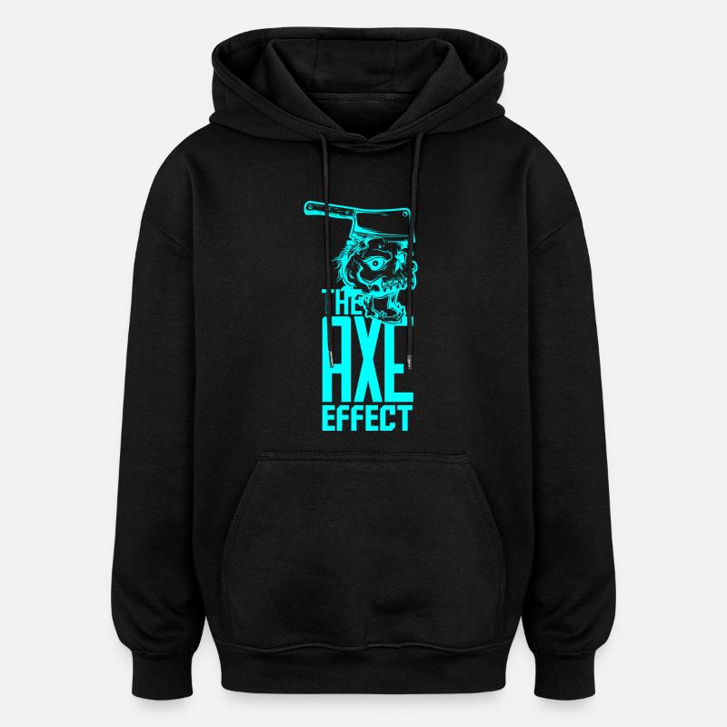 Skull - Oversized Unisex Hoodie - Schwarz