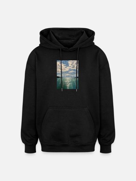 Sunshine - Oversized Unisex Hoodie - black