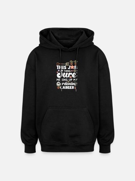 Garden & Plant Lovers Gifts - Oversized Unisex Hoodie - black