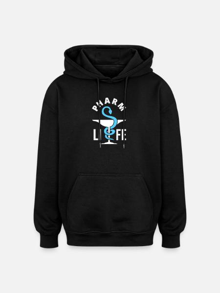 Pharmacist Pharmaceutical Technical - Oversized Unisex Hoodie - black