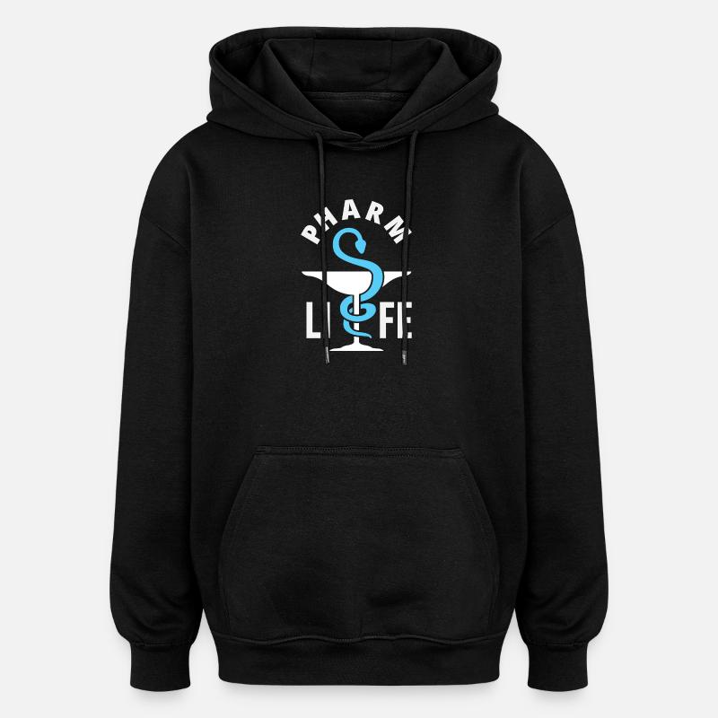 Apotheker Pharmazeutisch-technischer - Oversized Unisex Hoodie - Schwarz