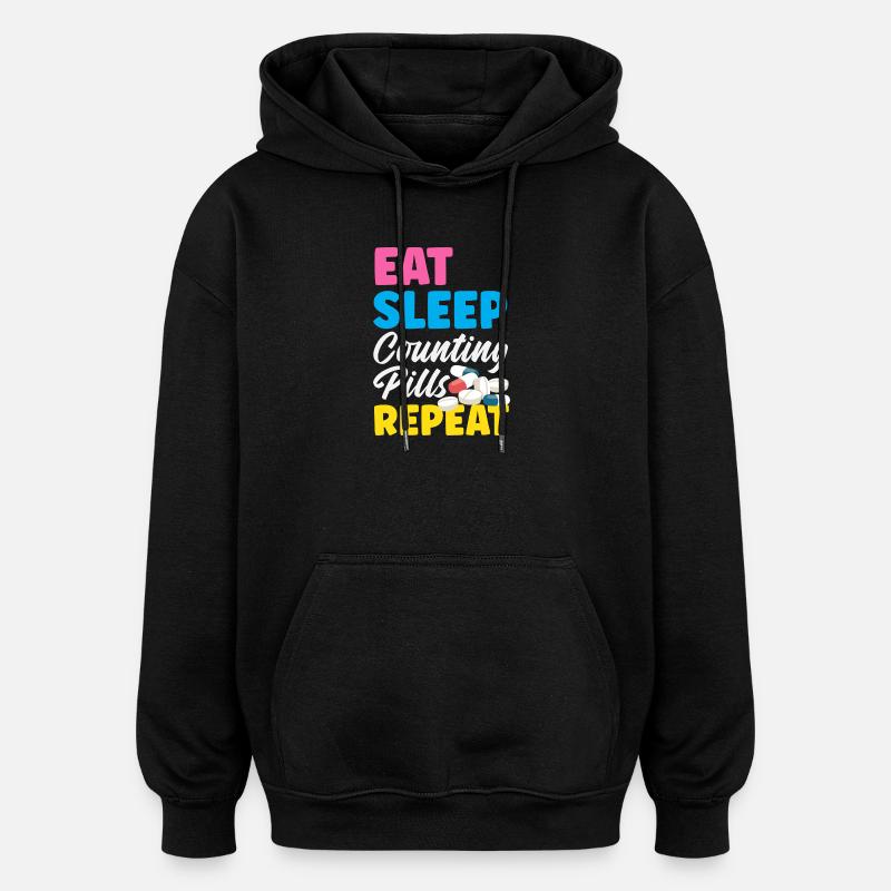 Pharmacist Pharmaceutical Technical - Oversized Unisex Hoodie - black