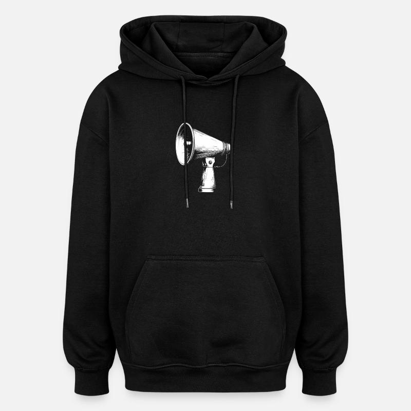 Ich muss schreien - Oversized Unisex Hoodie - Schwarz