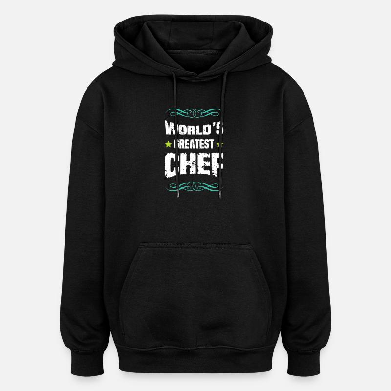 Le meilleur patron du monde - Sweat à capuche oversize unisexe - noir