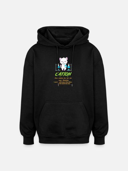 Chemistry Teacher Chemistry Chemist - Oversized Unisex Hoodie - black
