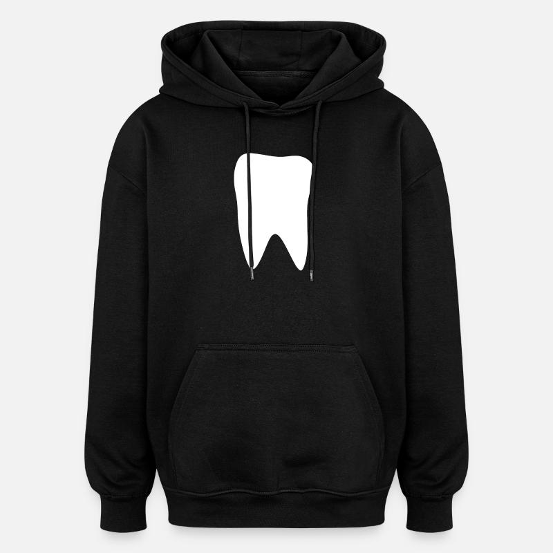 Tooth, Teeth, Dentist - Oversized Unisex Hoodie - black