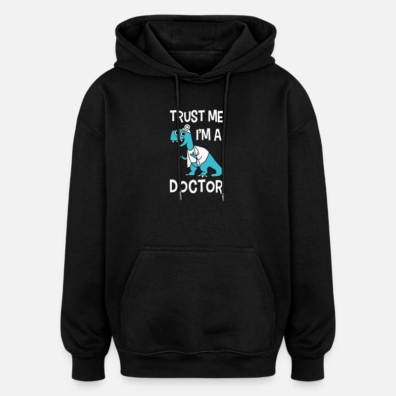 Arzt Doktor - Oversized Unisex Hoodie - Schwarz