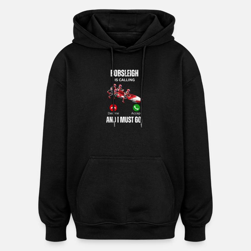 Bob ruft - Oversized Unisex Hoodie - Schwarz