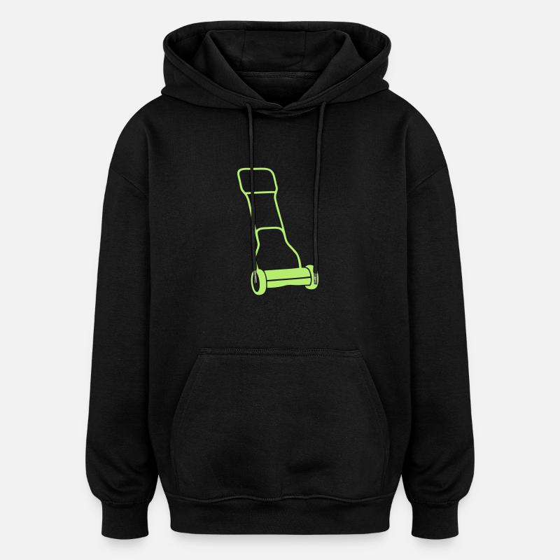 Faucheuse - Faucheuse de bobine - Sweat à capuche oversize unisexe - noir