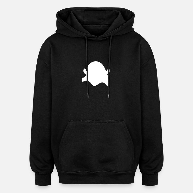 Fantôme mignon - Sweat à capuche oversize unisexe - noir